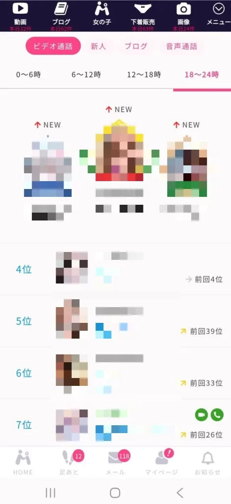 ランキング